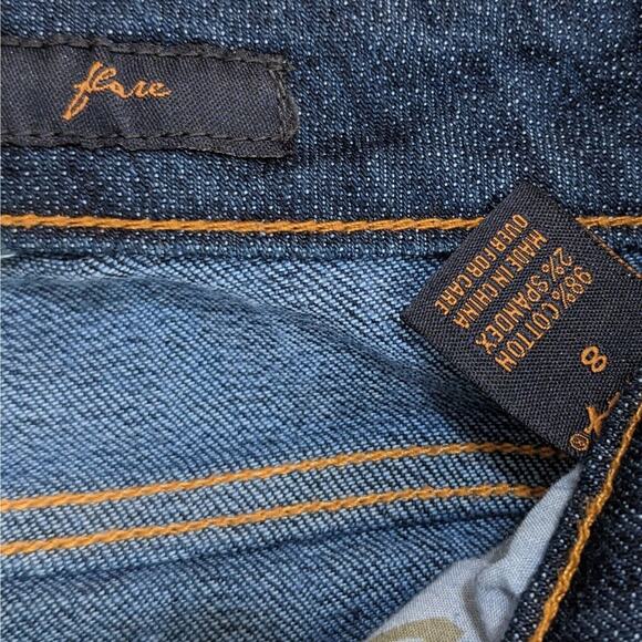 Seven7 Flare Flared Jeans Women‎ Size 8 Blue Stretch - Picture 11 of 16